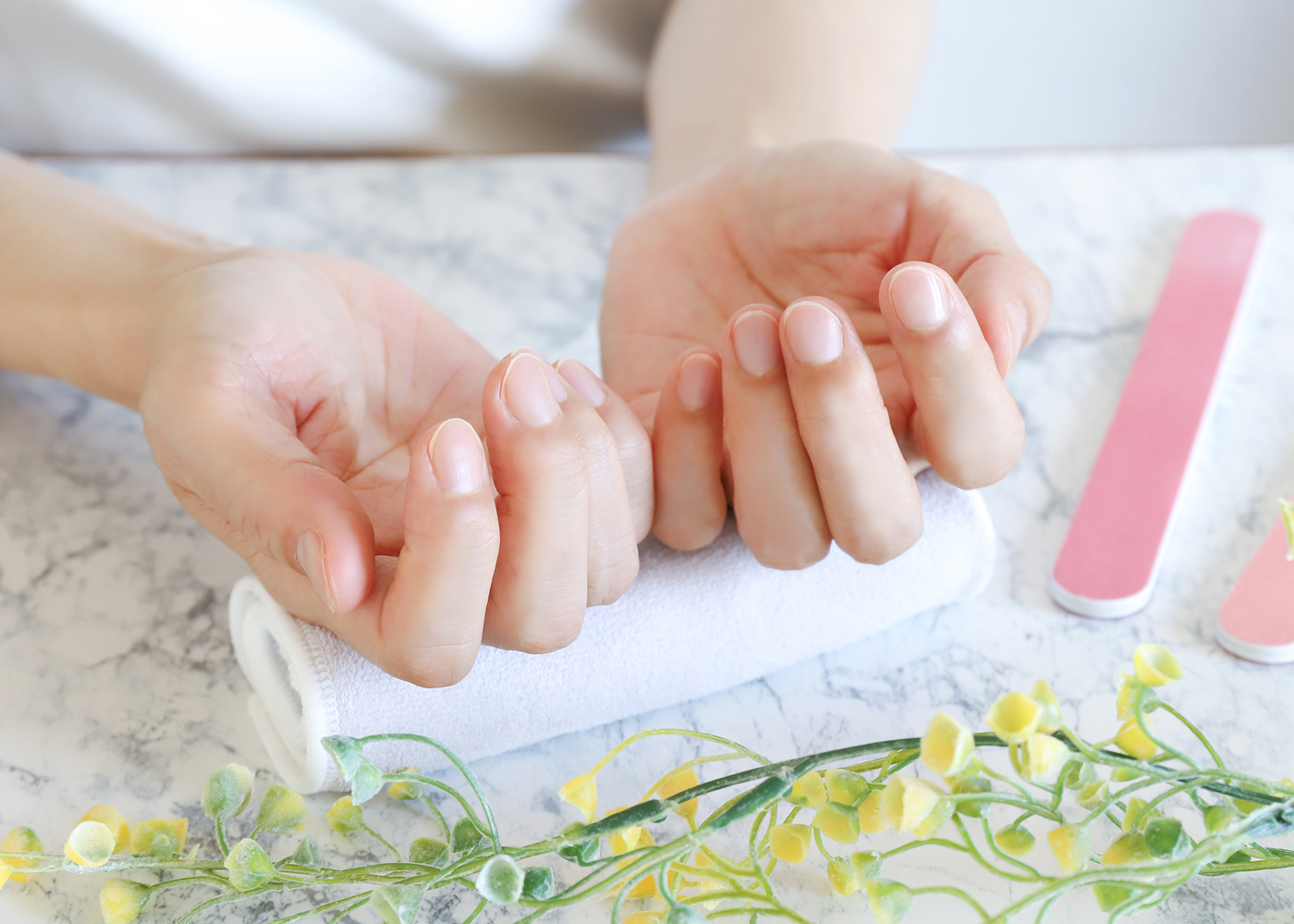 ネイルじゃない。自爪を育てるケア。